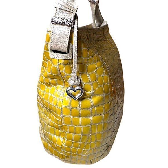 Brighton Jane Pale Gold Shoulder Bag with Silver Hardware - Picture 4 of 16